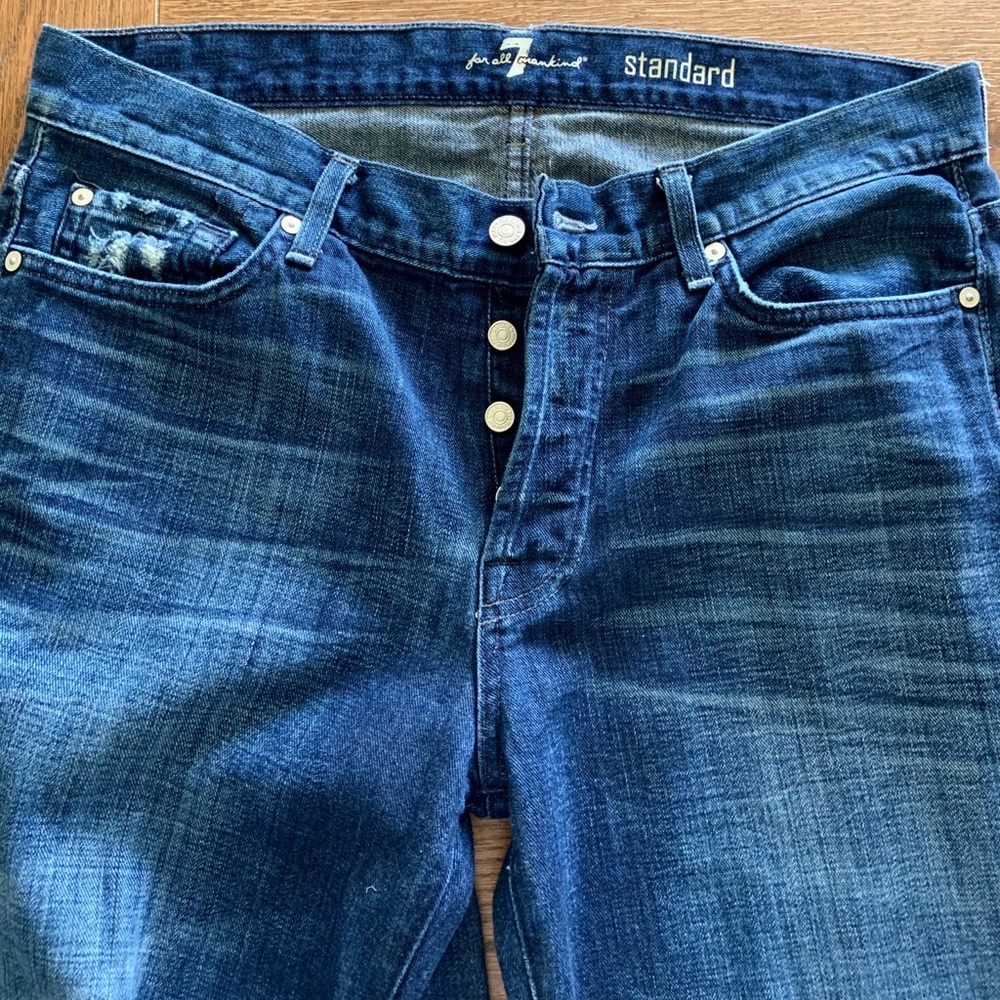 7 for All Mankind Men’s classic jeans; 34 x 34